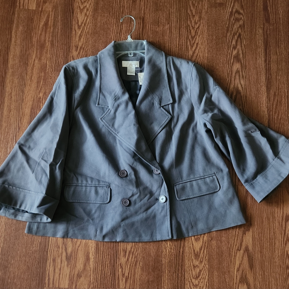Spiegel Gray Blazer Lightweight Suit Jacket